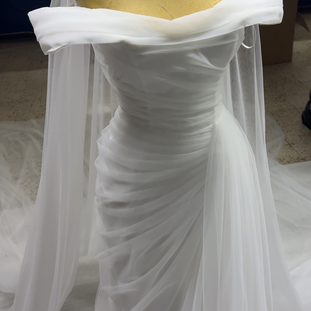 Elegant White Off-Shoulder Dress